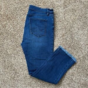 LOFT fringe jeans